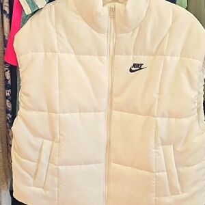 White Nike vest